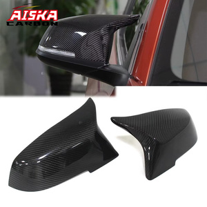 Cubierta de <span class=keywords><strong>Espejo</strong></span> Retrovisor Lateral de Fibra de Carbono AISKA para BMW Serie 1 2 3 4 X F20 F21 F22 F23 F30 F31 F32 F33 F36 X1 E84 F87 <span class=keywords><strong>M2</strong></span> M3/M4 - Product Image 1
