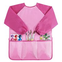 Tablier de Peinture Imperméable pour Enfants avec Logo Personnalisé, Manches Longues et 3 Poches pour la Cuisine, la Pâtisserie et les Activités Artistiques