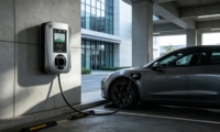 Caja DE PROTECCIÓN DE cargador AC EV, pila de carga eléctrica de coche de nueva energía montada en la pared para armarios eléctricos Tesla BYD