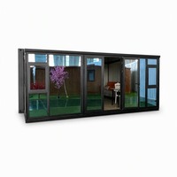 Maison conteneur pliable portable de 20 pieds à double aile, préfabriquée et modulaire, pour bureau, hébergement ou site agricole