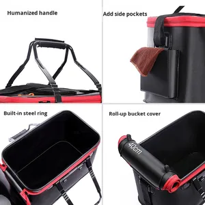 Thicken Fishing Bag Folding EVA Fishing Bucket Portable Live Fish <b>Box</b> <b>Storage</b> Outdoor Waterproof <b>Camping</b> Hiking Bag - Product Image 2