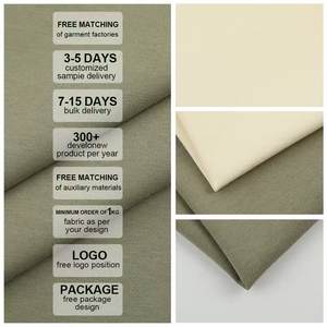 Tissus mélangés tricotés ChaoPai, 71% coton, 29% polyester, <span class=keywords><strong>largeur</strong></span> 185 cm, <span class=keywords><strong>240</strong></span> GSM, tissus textiles en coton/polyester pour vêtements - Product Image 5