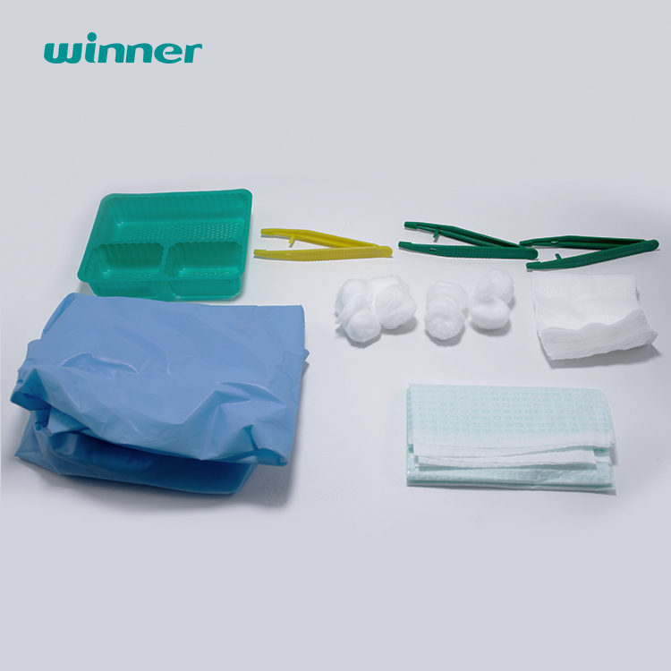 surgical exporting dressing Blister basic medical dressing kit