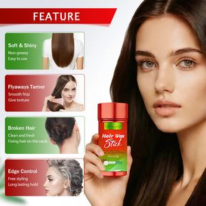 Best-seller, personnalisation en gros, cire capillaire en bâton organique à base de plantes, 75g, hydratante, finition mate, <span class=keywords><strong>imperméable</strong></span>, anti-transpiration, pour femmes - Product Image 5