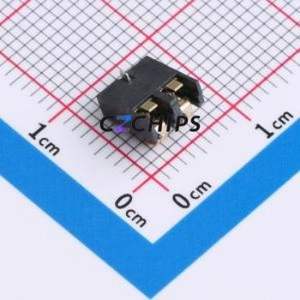 GT-BTP30002-0240B-019A Blade/Spring Contact Battery Connector SMD,P=3mm Connector Spring Contact Type 3mm 2P Vertical Mount - Product Image 2