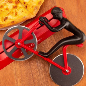Accesorio para <span class=keywords><strong>Pizza</strong></span>, Cortador de <span class=keywords><strong>Pizza</strong></span> con Ruedas de Acero Inoxidable, Cortador de <span class=keywords><strong>Pizza</strong></span> con Soporte - Product Image 4