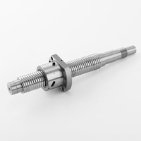 Vis à billes laminées à froid de haute précision C7 SFH1204/SFH1605/SFH2005, écrou à bride, roulement, engrenage, pièces d'actionneur linéaire pour routeur CNC