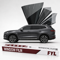Film teinté pour vitres de voiture FYL Nano Céramique IR95 Film solaire pour vitres de voiture HD IRR95% UV99% Nano Céramique IR95 Rouleau de 1,52 m