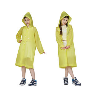 Toptan özel Logo çocuk açık su geçirmez hafif EVA yağmurluk Unisex erkek kız okul çocuklar için yağmurluk panço - Product Image 1