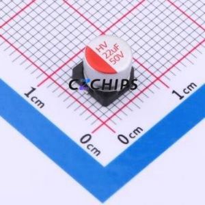 Condensateur solide HV1H226M0605PZ SMD, D6.3xL5.8mm (Capacité : 22uF) (Précision : 20%) Tension nominale : 50V - Product Image 1