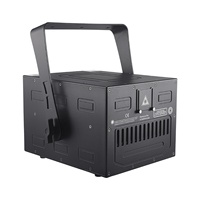 Luz Láser de Animación QSE RGB a Todo Color de 10W DMX512 E27 IP33 Ra90 de Aluminio para Discotecas, DJ, Bodas, Fiestas, Clubes y Espectáculos
