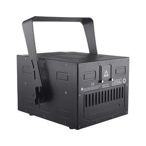 QSE Lighting Projecteur Laser RVB Pleine Couleur 10W DMX512 en Aluminium pour Animation Disco, Pointeurs <span class=keywords><strong>DJ</strong></span> pour Mariage, Fête, Club, Spectacle KTJ - Product Image 2
