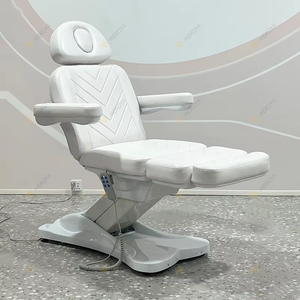 <span class=keywords><strong>Prix</strong></span> de gros Mobilier de salon de beauté <span class=keywords><strong>Lit</strong></span> médical facial en cuir blanc Table et <span class=keywords><strong>lit</strong></span> de massage modernes à trois moteurs - Product Image 2