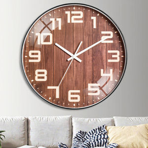 K & B dijital kuvars saat duvar asılı deri tasarım sessiz özelliği ile pil günlük kullanım için işletilen - Product Image 2