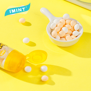 Vente chaude Haute Qualité 30G Tablette Frais À Mâcher Citron Pêche Saveur De Fruits Dur Cool Menthe Bonbons <span class=keywords><strong>Confiserie</strong></span> Comprimée - Product Image 3