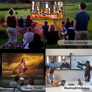 Proyektor Saku Mini Ultra Kompak 4K Terbaik, Fokus Otomatis, USB-C, Dapat Diisi Ulang, Portabel, Android <span class=keywords><strong>13</strong></span>, DLP, 300 Inci 600 - Product Image 3