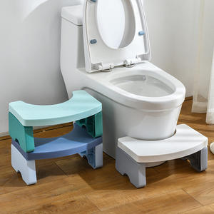 Tabouret Portable en plastique antidérapant salle de bain Squatty Pot tabouret de toilette enfants femme <span class=keywords><strong>enceinte</strong></span> siège toilette <span class=keywords><strong>pied</strong></span> tabouret couvercle de toilette - Product Image 5