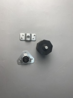 Soporte Arqueado, Soporte de Rodamiento para 60 Tubos, Adecuado para 60 Tubos, Accesorios para Motor Tubular