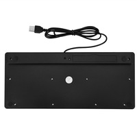 Clavier miniature filaire externe USB personnalisé en gros, clavier de petite taille, clavier de langue mineure russe/français/allemand/espagnol/clavier