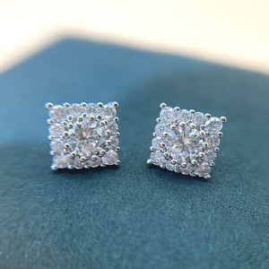 Orecchini Geometrici Quadrati Scintillanti per Donne, Gioielli Eleganti per Uso Quotidiano - Product Image 4