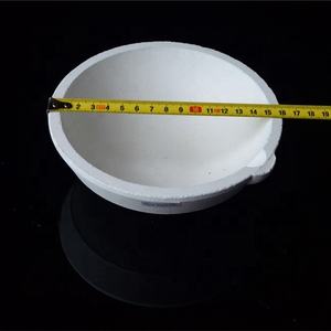 Plato de Cerámica de Cuarzo de Sílice Fundida para Fundir Metales, Tazón de Cerámica de Sílice Fundida - Product Image 4