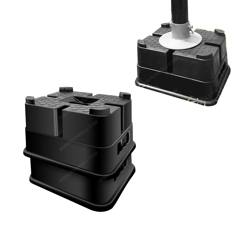 Ağır İstistackable RV römork krikosu blok kutusu stabilizatörleri Jack standları