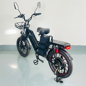 Vélo cargo électrique en gros 48V65AH grande capacité double batterie suspension intégrale frein à disque pour trajets urbains et livraison - Product Image 2