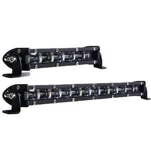 <span class=keywords><strong>Rampe</strong></span> <span class=keywords><strong>de</strong></span> toit LELANPU pour véhicule UTV, projecteurs auxiliaires extérieurs à lentille réflectrice 6D Slim, barre lumineuse LED <span class=keywords><strong>de</strong></span> travail tout-terrain pour FJ Cruiser - Product Image 1