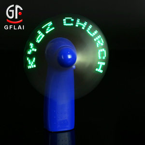 Regalos <span class=keywords><strong>de</strong></span> boda para invitados, ventilador <span class=keywords><strong>de</strong></span> mensaje personalizado Led programable - Product Image 3