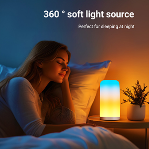 Daybetter Smart <b>Touch</b> <b>Bedside</b> Table <b>Lamp</b>, Dimmable Night <b>Lamp</b>,Suitable for Living Room Home Gift - Product Image 3