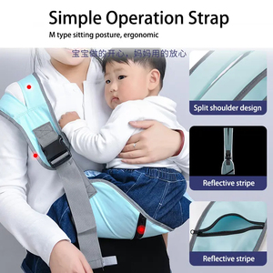 Accessoires d'extérieur pour maman <span class=keywords><strong>Porte</strong></span>-bébé en coton portable pour tout-petits - Product Image 4