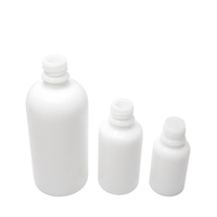 Botol Plastik Putih, Losion Air Esens, 15Ml 30Ml 4Oz 5Oz dengan Tutup Bambu