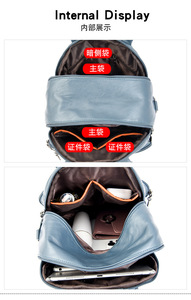 Sac à dos pour femme de haute qualité, sac à main tendance en cuir PU, grand sac de voyage de créateur, sacs à bandoulière pour femmes - Product Image 6