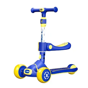 Naik Mainan Skuter Bayi Roda Tiga dengan Kursi 3 Roda Mainan Anak-anak Skuter untuk Anak-anak