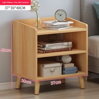 Table d'appoint classique moderne en bois, meuble de chevet pour salon et chambre, style panneau de bois, usage général, mobilier de maison