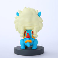 Figurine d'action en PVC de dragon bleu mignon, nouvelle collection, personnalisée, de l'usine Shengye Toy, figurine animale d'anime, porte-clés décoratif