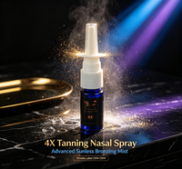 Spray nasal bronzant 4X à marque privée OEM ODM – Brume hydratante topique pour le visage, soin bronzant sans soleil avancé, personnalisable