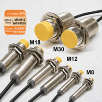 Capteur de proximité inductif NPN NO Balluff Ifm Autonics DC 12-24, distance de détection 1-15 mm, pour applications industrielles