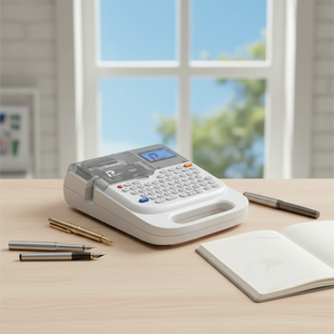Draagbare <span class=keywords><strong>handheld</strong></span> thermische labelprinter met automatische snijfunctie, CE-gecertificeerd, op voorraad - barcode- en stickerprintmachine - Product Image 1