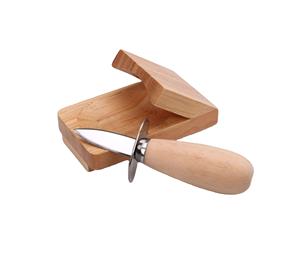 Plateau de décorticage d'huîtres en <span class=keywords><strong>bois</strong></span> naturel et <span class=keywords><strong>acier</strong></span> inoxydable, personnalisé, directement de l'usine, avec ensemble de couteaux à huîtres (conception fixe) - Product Image 1