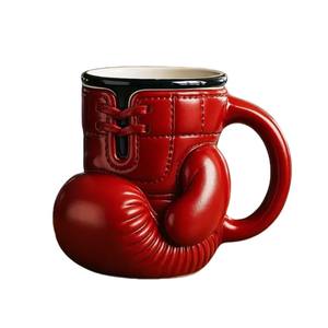Taza <span class=keywords><strong>de</strong></span> <span class=keywords><strong>Boxeo</strong></span> Única Hecha a Mano, Tazas <span class=keywords><strong>de</strong></span> Café Rojas <span class=keywords><strong>con</strong></span> Forma <span class=keywords><strong>de</strong></span> <span class=keywords><strong>Guantes</strong></span> <span class=keywords><strong>de</strong></span> <span class=keywords><strong>Boxeo</strong></span> 3D, Tazas <span class=keywords><strong>de</strong></span> Té Divertidas y Novedosas para Entusiastas del Deporte - Product Image 4