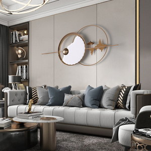 Cina classico stile paesaggio di <span class=keywords><strong>montagna</strong></span> 3D arte astratta Design Resort camera da letto mobili <span class=keywords><strong>per</strong></span> Hotel decorazione della parete <span class=keywords><strong>in</strong></span> metallo - Product Image 3