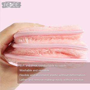 Éponge faciale en <span class=keywords><strong>microfibre</strong></span> éponge de nettoyage du visage poudre bouffée lavage visage et cosmétique <span class=keywords><strong>démaquillant</strong></span> tampon - Product Image 6