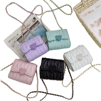 Nouveau Sac Mini Bandoulière pour Enfants Filles Princesse Chat Hiver Été Mode Tout-petits Bébé Sangle Unique PU Imperméable Portable