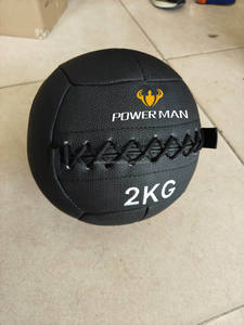 Balón Medicinal de Pared de Cuero PU con Logotipo Personalizado POWERMAN FITNESS, Balón Medicinal con Peso y Doble Costura para Entrenamiento en Gimnasio, 1-15 kg - Product Image 5
