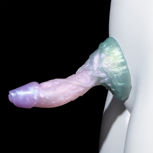 FAAK Wearable Silicone Fantasy Anal Butt Plug Strapon Silicone Anal Plug S M L XL Size Adult Sex <b>Toy</b> Online Shop - Product Image 6