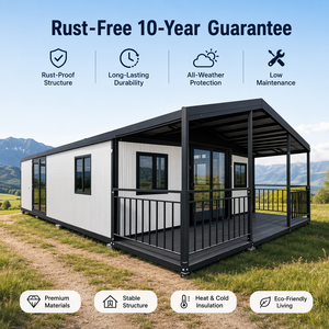 Maisons préfabriquées portables modulaires en conteneurs, maison conteneur détachable, <span class=keywords><strong>abri</strong></span> d'urgence pliable pour les secours en cas de catastrophe - Product Image 2