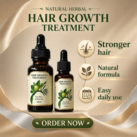 Huile de traitement capillaire 100 % naturelle à base de plantes, hydratante, nourrissante, anti-chute, formule concentrée, réparation des cheveux bouclés – Meilleure vente