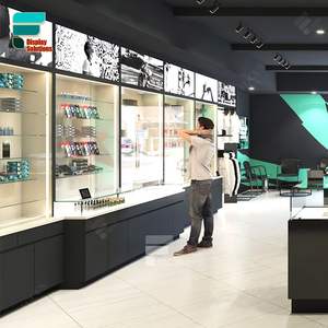 Présentoir de club de golf au détail présentoir en verre <span class=keywords><strong>Smok</strong></span> <span class=keywords><strong>Shop</strong></span> conception de dispensaire optique meubles de magasin de fumée - Product Image 6