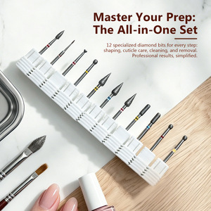Embouts de perceuse à ongles professionnels en diamant pour enlever les cuticules, éliminer les peaux mortes, outils de manucure et pédicure pour salon - Product Image 4